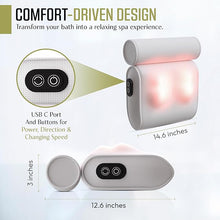 Load image into Gallery viewer, Waterproof Massaging Bath Pillow with Adjustable Suction
