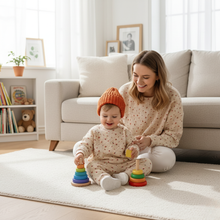 Load image into Gallery viewer, Soft Waffle Cotton Toddler Outfit Set with Fun Fruit Prints