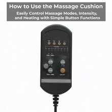 Load image into Gallery viewer, Heated Massage Cushion Pad for Chair & Car