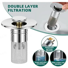 Load image into Gallery viewer, Floor Drain Filter, Stainless Steel