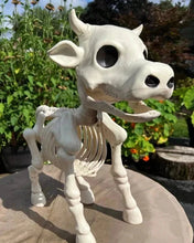 Load image into Gallery viewer, Halloween Skeleton Cow & Horse Decorative Prop