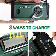 Load image into Gallery viewer, EcoPower Radiator Emergency Radio with Flashlight and USB Charger