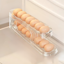 Load image into Gallery viewer, Automatic Rolling Egg Organizer for Refrigerator, Two-Tier Egg Storage Container