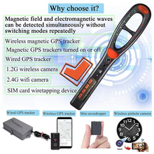 Load image into Gallery viewer, Handheld Security Scanner and Wireless RF GPS Signal & Magnet Detector