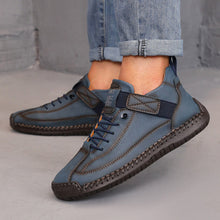 Load image into Gallery viewer, Women's Color Matching Fashion Leather Outdoor Casual Boots
