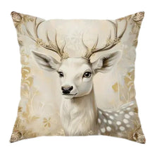 Load image into Gallery viewer, Golden Velvet Christmas Cushion Covers with Festive Designs