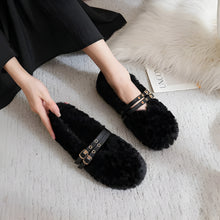 Load image into Gallery viewer, Women's Plush Warm Loafers for Work and Casual Wear