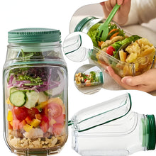 Load image into Gallery viewer, Portable Leak Proof Salad Jar with Side Opening for Fresh Meal
