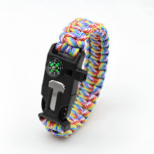 Load image into Gallery viewer, Outdoor Multi-Function Paracord Survival Bracelet with Fire Starter and Emergency Rope