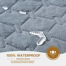 Load image into Gallery viewer, Orthopedic Dog Bed Cover for Large Dogs, Washable Foam Mat Cover, Quilted Crate Bed Protector