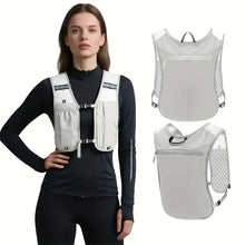 Load image into Gallery viewer, Running Hydration Vest With Reflective Strips And Breathable Mesh Design