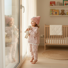 Load image into Gallery viewer, Soft Waffle Cotton Toddler Outfit Set with Fun Fruit Prints