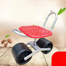 Load image into Gallery viewer, 360 Degree Rotating Garden Mobile Seat for Comfortable Gardening and Greenhouse Work