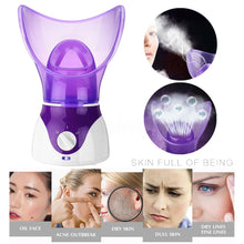 Load image into Gallery viewer, Face Steamer With Adjustable Steam Levels And Aromatherapy Function