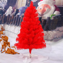 Load image into Gallery viewer, 3 ft Mini Black and Red Artificial Christmas Tree for Home Holiday Décor