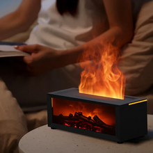 Load image into Gallery viewer, Flame Aromatherapy Humidifier - 4-in-1 Diffuser with Smart Timer