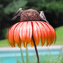 Load image into Gallery viewer, Metal Bird House Garden Feeder