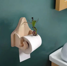 Load image into Gallery viewer, Frog Rider | Toilet Paper Holder
