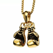 Load image into Gallery viewer, Fitness Boxing Gloves Metal Necklace