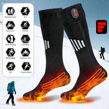 Load image into Gallery viewer, Rechargeable USB Heated Socks with Electric Thermal Warming for Cold Weather