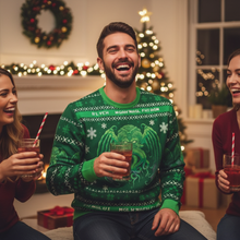 Load image into Gallery viewer, Cthulhu Myth Christmas Sweater, 3D Printed Holiday Hoodie for Men