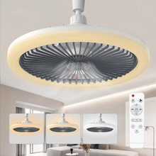 Load image into Gallery viewer, Sleek Ceiling Fan with Integrated Light – Perfect for Modern Bedrooms