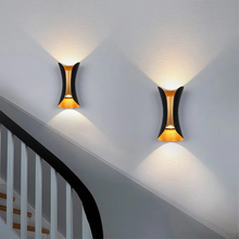 Load image into Gallery viewer, Modern Dual-Tone LED Wall Lamp – Waterproof & Minimalist for Indoors & Outdoors