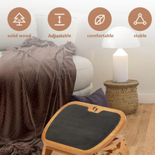 Load image into Gallery viewer, Wooden Under-Desk Footrest – Ergonomic Leg Support for Home & Office