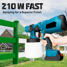 Load image into Gallery viewer, 34oz Cordless Electric Paint Sprayer, High Power HVLP Spray Gun for Furniture and Metal Surfaces