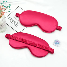 Load image into Gallery viewer, Premium Silk Feel Sleep Eye Mask for Complete Light Blocking and Relaxation