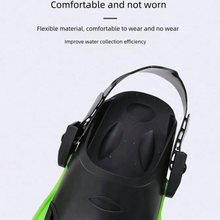 Load image into Gallery viewer, Adjustable Open Heel Snorkeling Fins, Compact Travel Swim Flippers for Snorkeling and Diving