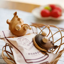 Load image into Gallery viewer, Anglerfish Snack Clip and Fridge Magnet Solid Walnut