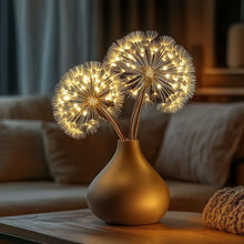 Load image into Gallery viewer, Pair of Glowing Dandelion Branch Lights for Vases, Shelves and Indoor Decor