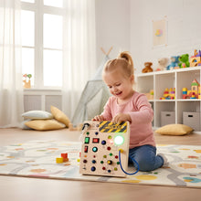 Load image into Gallery viewer, Luminous Wooden Sensory Board for Toddler Motor Skills and Coordination