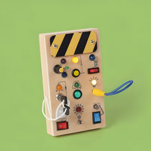 Load image into Gallery viewer, Luminous Wooden Sensory Board for Toddler Motor Skills and Coordination