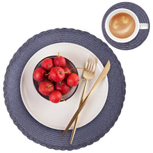 Load image into Gallery viewer, Washable Non-Slip Braided Placemats