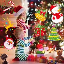 Load image into Gallery viewer, Outdoor Christmas Lights Projector with 16 Holiday Motifs