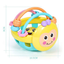 Load image into Gallery viewer, Textured Baby Ball Toy with Movable Rings for Chewing and Grasping