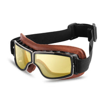 Load image into Gallery viewer, Vintage Leather Motorcycle Goggles With Anti-Dust Ventilation