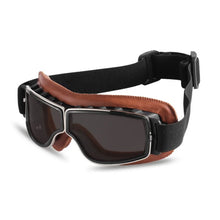 Load image into Gallery viewer, Vintage Leather Motorcycle Goggles With Anti-Dust Ventilation