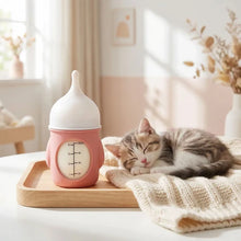 Load image into Gallery viewer, Kitten Feeding Bottle Anti-Choking Design BPA-Free