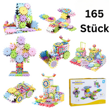 Load image into Gallery viewer, Gear Building Block Set with Rotating Handles and 203 Interlocking Pieces