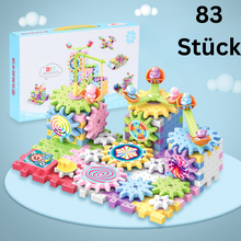 Load image into Gallery viewer, Gear Building Block Set with Rotating Handles and 203 Interlocking Pieces
