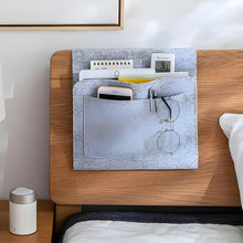Load image into Gallery viewer, Felt Bedside Organizer with Cable Openings