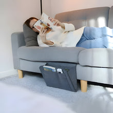 Load image into Gallery viewer, Felt Bedside Organizer with Cable Openings