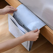 Load image into Gallery viewer, Felt Bedside Organizer with Cable Openings