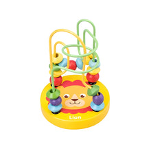 Load image into Gallery viewer, Compact Wooden Bead Roller Coaster for Montessori Play