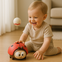 Load image into Gallery viewer, Balloon Hover Toy with Ladybug Design and Single Button Operation