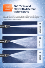 Load image into Gallery viewer, Garden Hose Spray Nozzle with Dual Jet and Fan Patterns, Stainless Steel