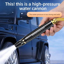 Load image into Gallery viewer, Garden Hose Spray Nozzle with Dual Jet and Fan Patterns, Stainless Steel